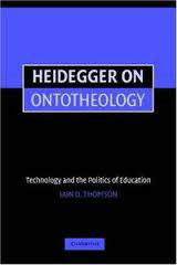 Cover of Heidegger on Ontotheology