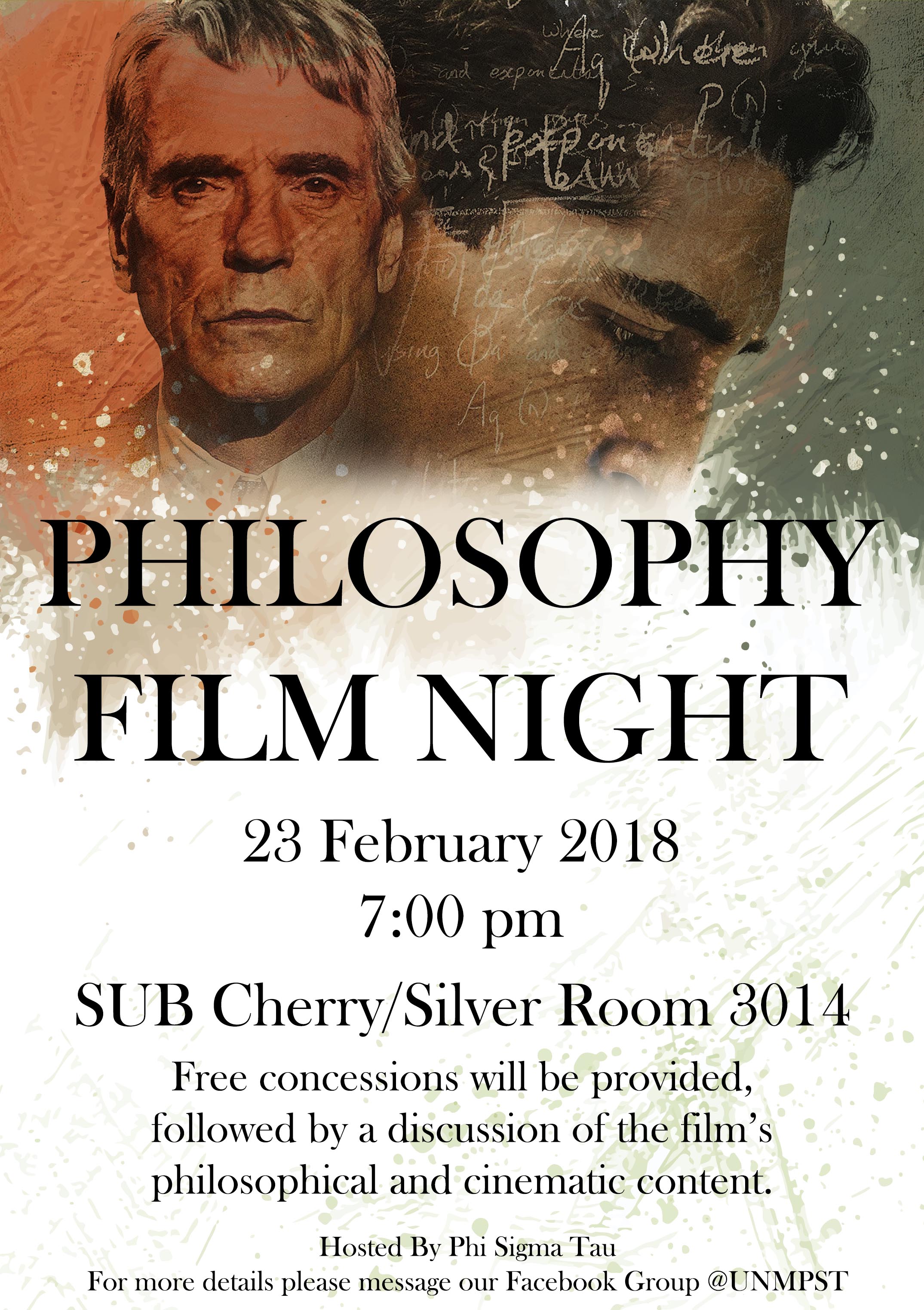 Philosophy Film Night Flyer 